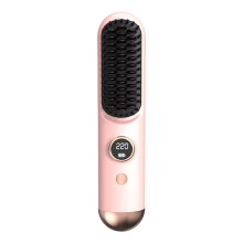 Batteriebetriebenes Haargerät mit MCH-Keramik-Heizsystem-Rosa