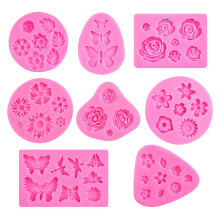 Flexible Rosenblütenformen für die Herstellung von-Rosa Anzug 2