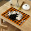 Sets de table citrouille d'Halloween 30 x 45 cm Chat noir fantôme 1