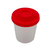 Kořenící dóza červená, vzduchotěsná plastová mini krueta 60ml