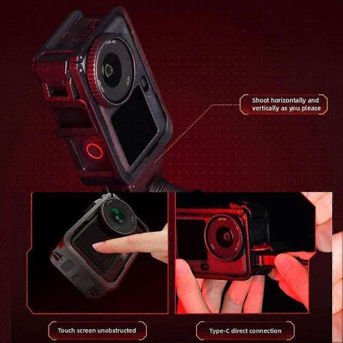 For STARTRC Applicable for DJI ACTION 6 Action Camera Protective Frame Plastic Rabbit Cage 2