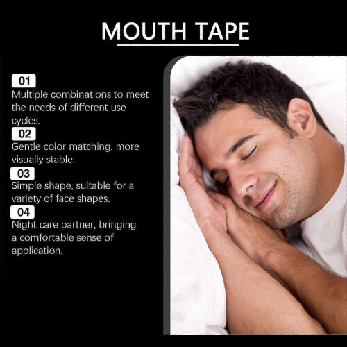 Effective Anti-Snoring Sleep Patch with Lavender & Vitamin E  Comfortable, Breathable, Easy to Use, 30pcs 2