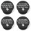 Silicone Wine Bottle Stopper Set Black 4 Pack 1