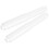 White Plastic Toilet Paper Holder Roller – 2Pack 1