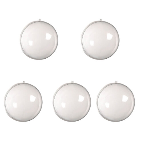 Boules de Noël Staron transparentes à remplir (12 pièces)
