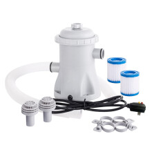 LOVEVER pool filter pump 330 GPH with 2 filter cartridges