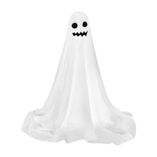 Figurine fantôme décorative d'Halloween pour l'extérieur, en tissu