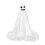 Halloween Spøgelsesdekoration Udendørs Stofffigur 1