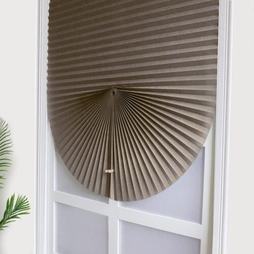 2 Pack Pleated Paper Blinds – Cut-to-Size, Cordless,