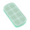 Forma de gelo quadrada de silicone com tampa, 8 cavidades 1