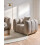 Beliani Armchair NESS Fabric Taupe 2
