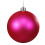 Boule de Noël mate XIUH 20 cm avec corde 1