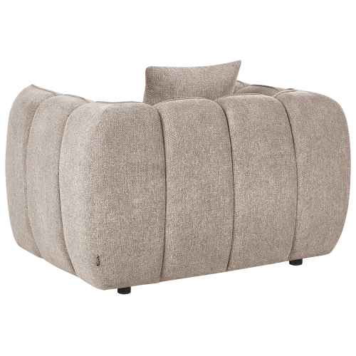 Beliani Armchair NESS Fabric Taupe 2