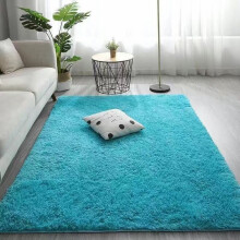 Tapis gris en microfibre Ă poils longs 45 x 30 cm