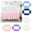 Jupe de lit bébé en microfibre avec élastique 1