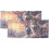 Gardinkappe til køkkenvindue 136x43 cm polyester 1