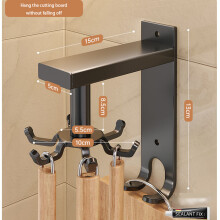 Gancho giratorio de pared para utensilios de cocina (6/8/10 ganchos)