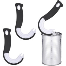 Ensemble de 3 ouvre-boîtes à anneau – Plastique à prise facile