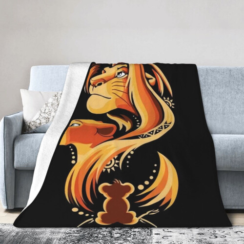 Simba Plüschdecke 40x30 Zoll bis 80x60 Zoll