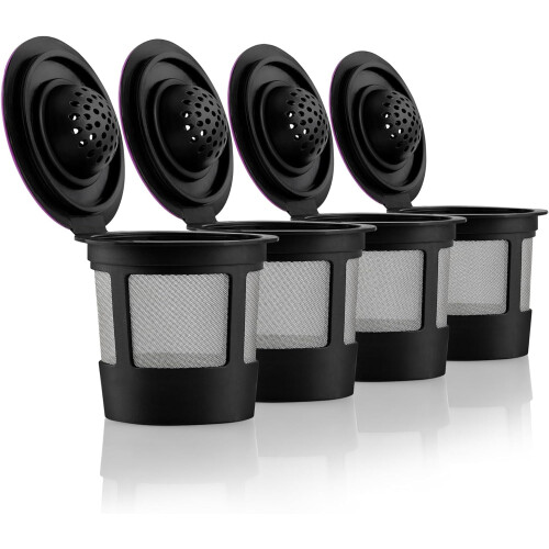 4 wiederverwendbare K-Cup-Filter für Keurig 1.0 & 2.0