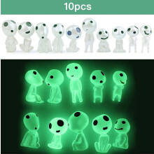 Mini estatuas luminosas de alienígenas de resina (10 o 20 unidades)