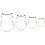 Owl Cookie Cutter Set 4-Piece Copper 1