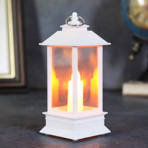 Christmas lanterns vintage LED candle white 1 pack