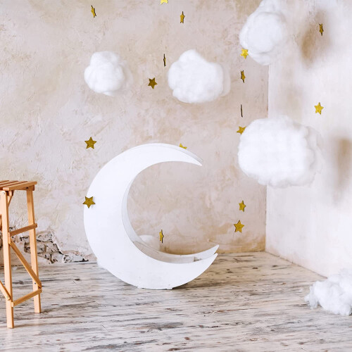 Limei artificial cloud prop 3D cotton hanging ornament