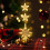 Christmas Window LED Lights with Suction Cup, Warm White, 1