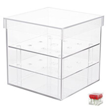 Acrylic Clear Flower Box 15.5 x 15 x 15 cm