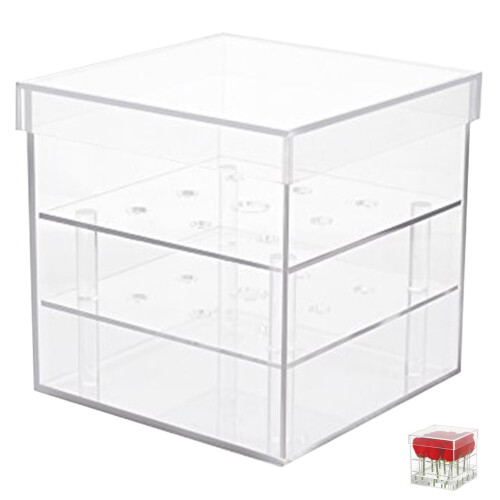 Acrylic Clear Flower Box 15.5 x 15 x 15 cm
