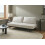 Beliani Sofa Bed 3 Seater ROYKKA Fabric Off-White 2