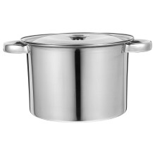 Stainless Steel Stockpot with Lid 6L