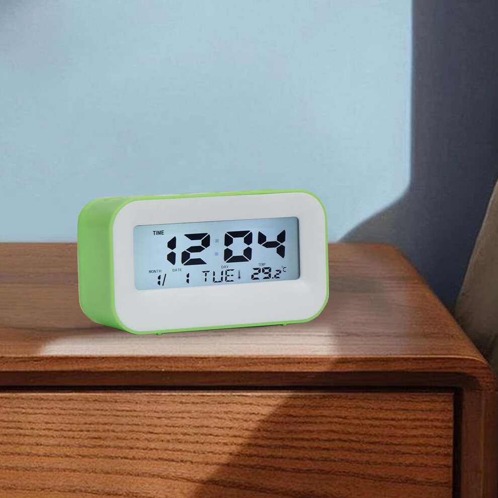 Student Alarm Clock with White Backlight and Perpetual