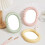 Foldable Desktop Makeup Mirror Pink 18cm 1