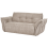 Beliani Sofa 2 Seater HALBA Fabric Taupe 4
