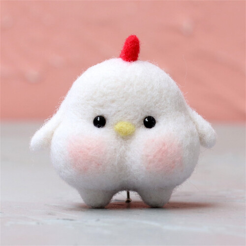 Cute Animal Pattern Poke Wool Felting Kit