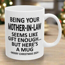 11 oz ceramic coffee mug mother-in-law novelty gift