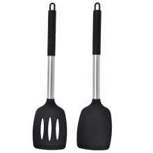 Espátula de silicone perfurada de qualidade alimentar (2 unidades)