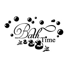 Sticker mural en vinyle pour l'heure du bain (1 pièce)