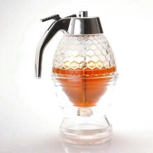 Honey Dispenser Glass with Stand 1 Piece