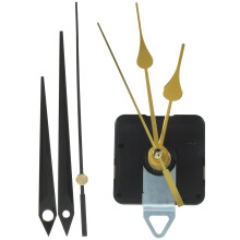 Kit de plástico para mecanismo de substituição de relógio de parede alimentado por bateria