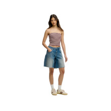 Short Superdry Femme Rise Mid Baggy
