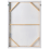 Beliani Canvas OMAGH Abstract Motif Blue 4