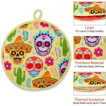 Tortilla Warmer Pouch 12 Inch Insulated Microwaveable