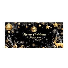 Vánoční banner s garáží480x210cm