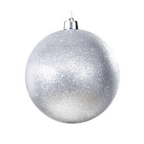 MOUDUO Christmas ornament silver plastic sphere 150mm 1 pc