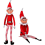 Long-Legged Mischievous Elf Plush with Velcro - 1 Pack 1
