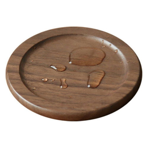 Natural Wood Coaster 8.8 cm Round