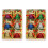 Christmas Bells Ornament Set with Hanging Loop 6pcs 1
